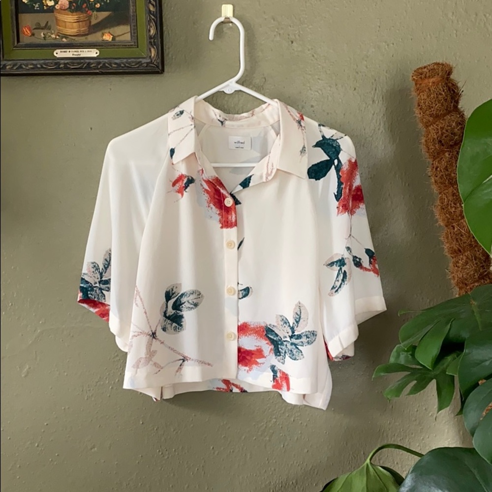 Wilfred Cropped T-Shirt Blouse